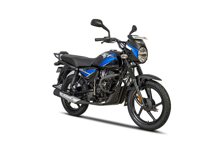 Black with blue