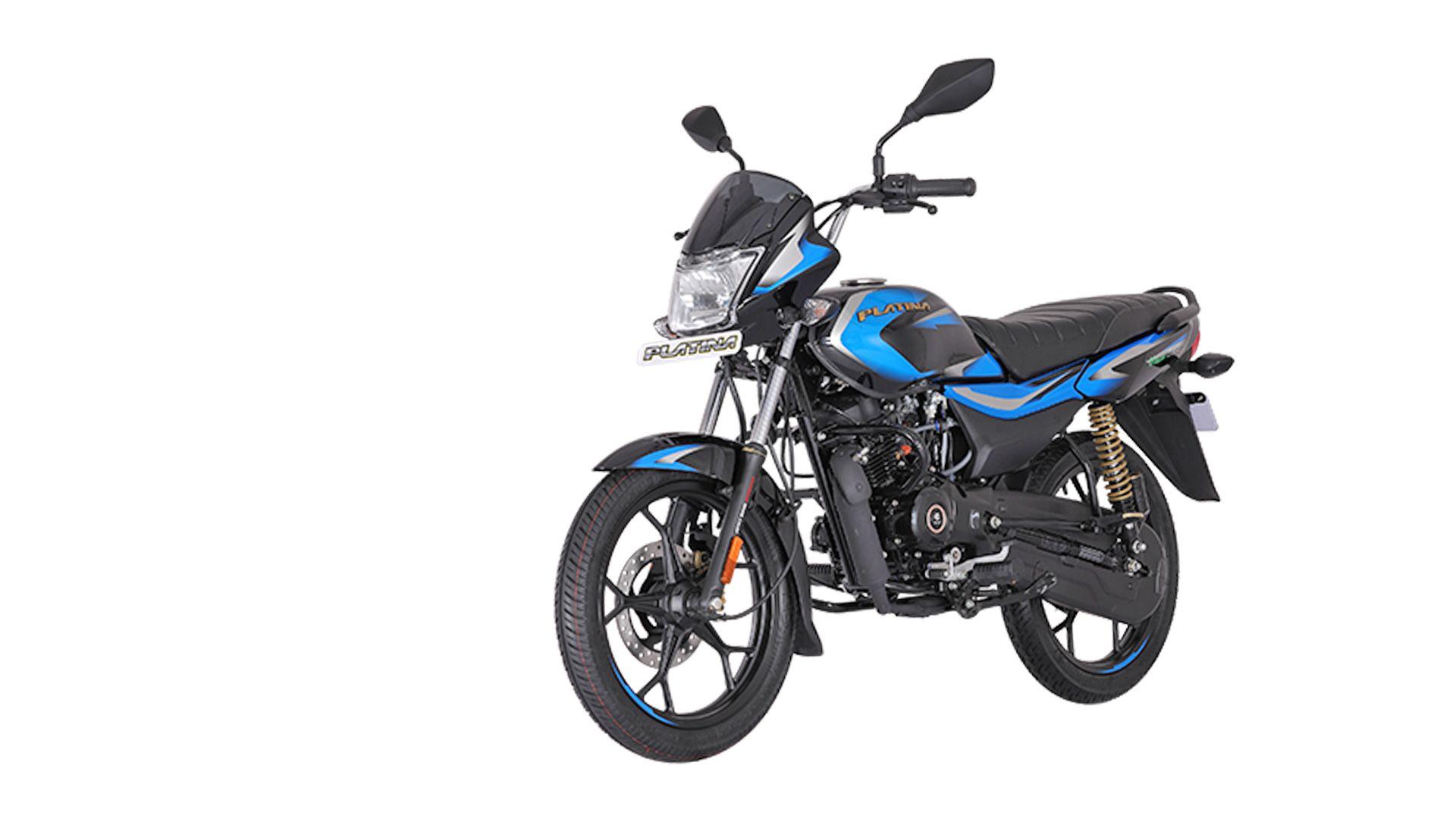 Bajaj pulsar 110 left front three quarter
