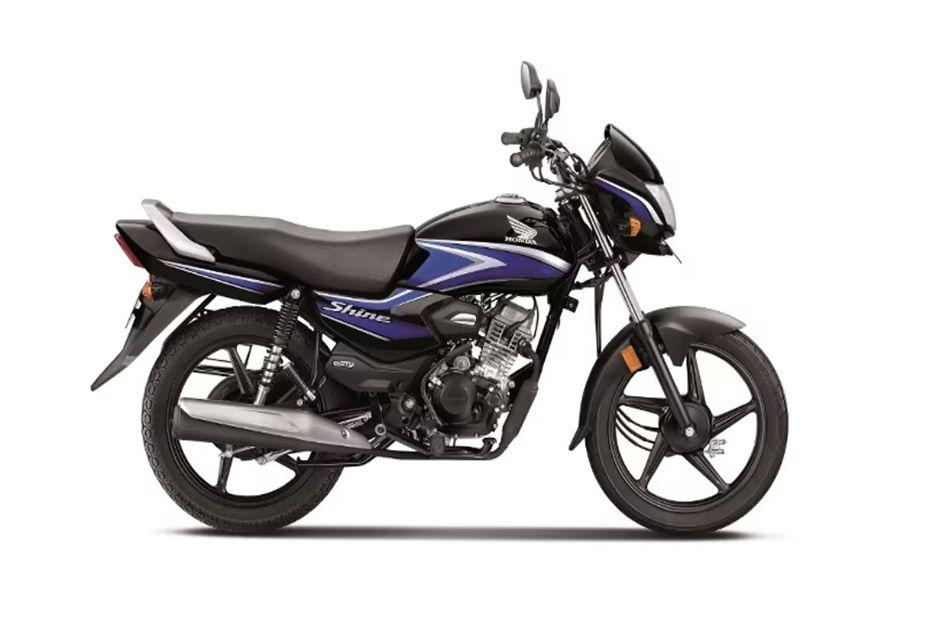 Honda shine 100 right side view