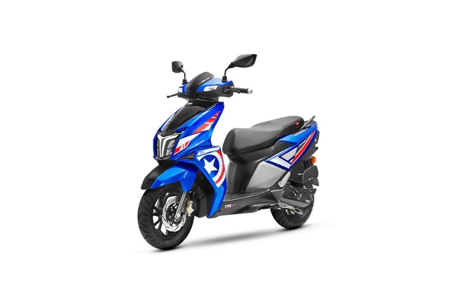 टीवीएस एनटॉर्क 125 - Combat Blue