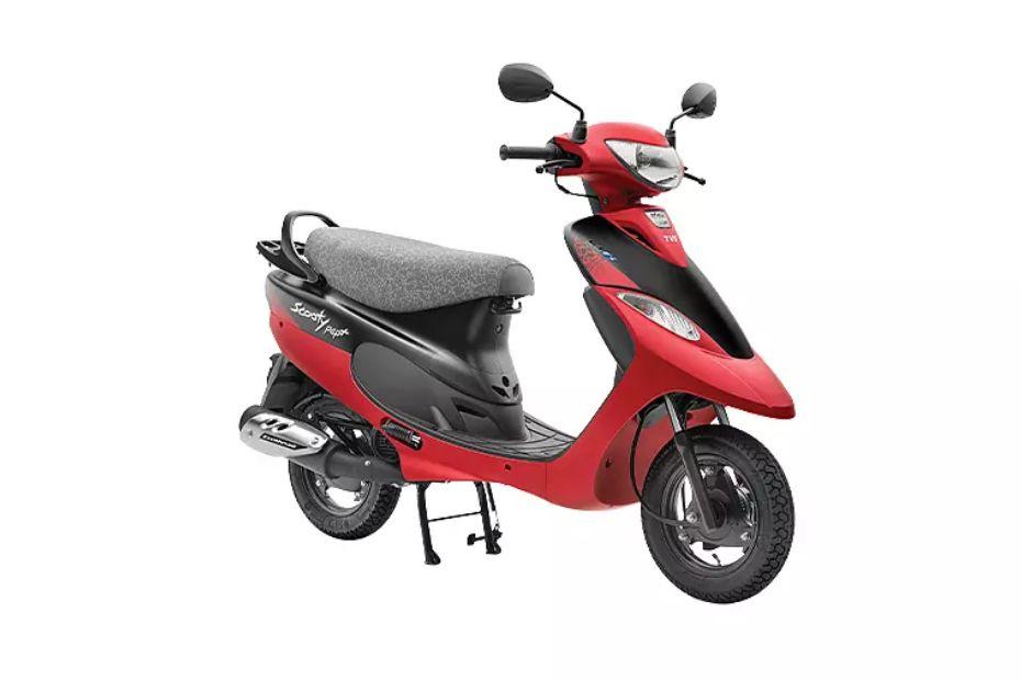 TVS Scooty Pep Plus - Coral Matte