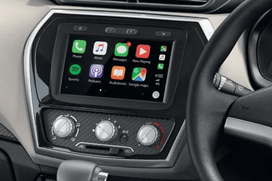 Datsun GO Plus Infotainment System Main Menu