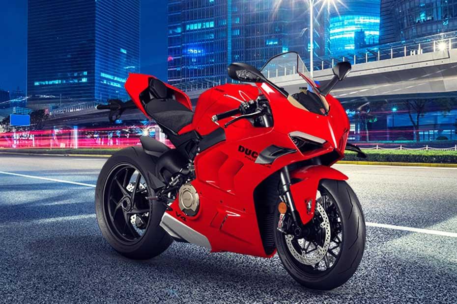 Ducati panigale v4 front right view