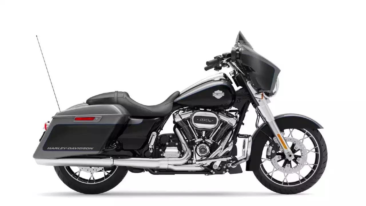 Harley Davidson Street Glide Gauntlet Gray Metallic_Vivid Black