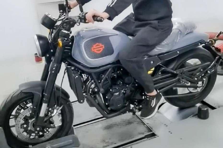 Harley davidson sportster 500 Spy shot