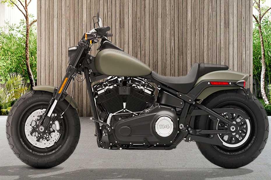 Harley davidson fat bob 114 left side view