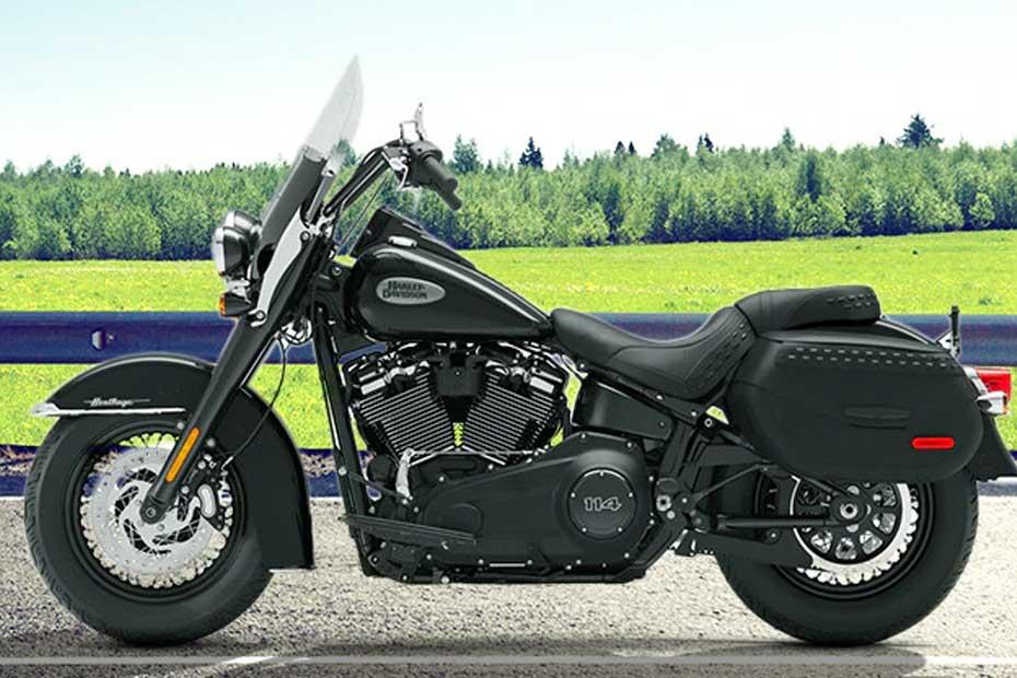 Harley davidson heritage classic left side view