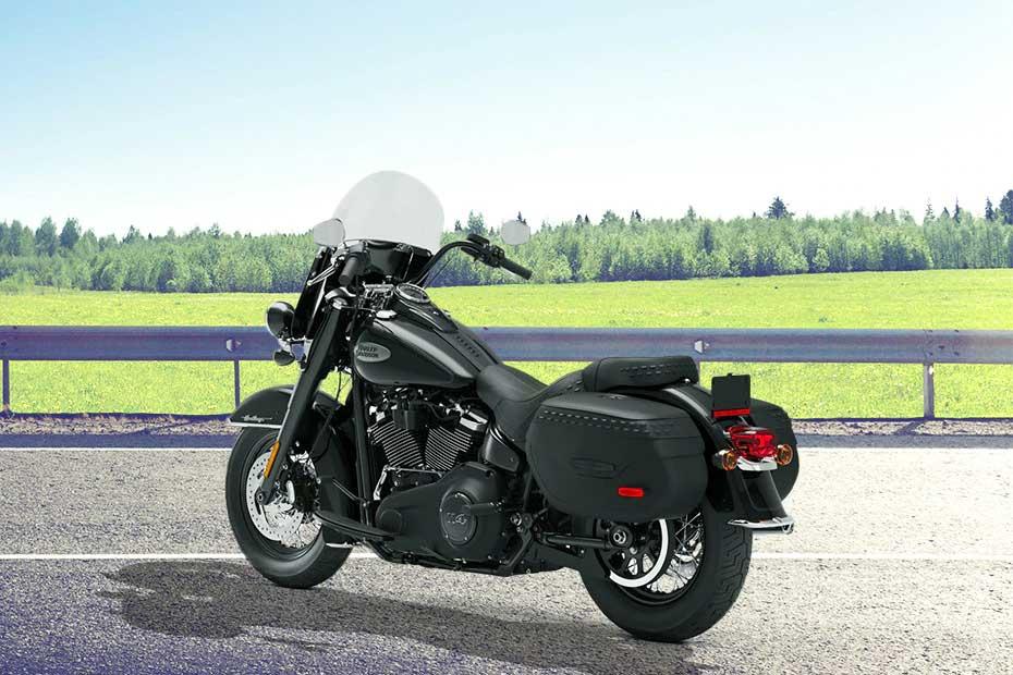 Harley davidson heritage classic rear left view