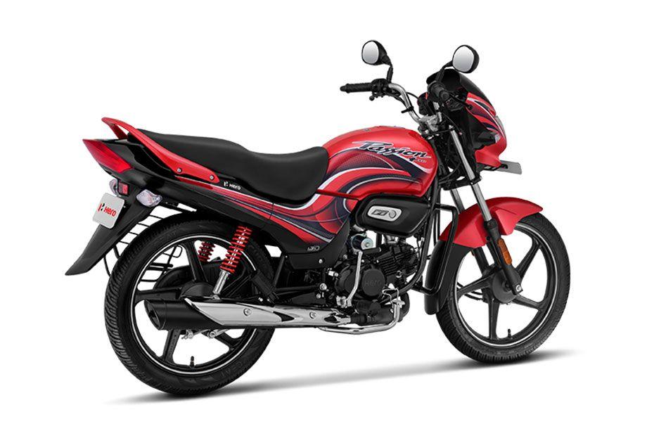 Hero passion plus Rear right side view