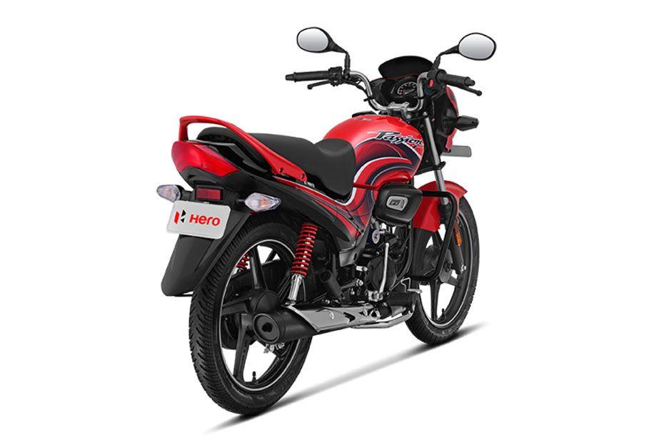Hero passion plus Rear view