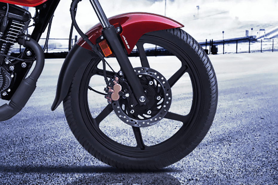 Honda unicorn front tyre view