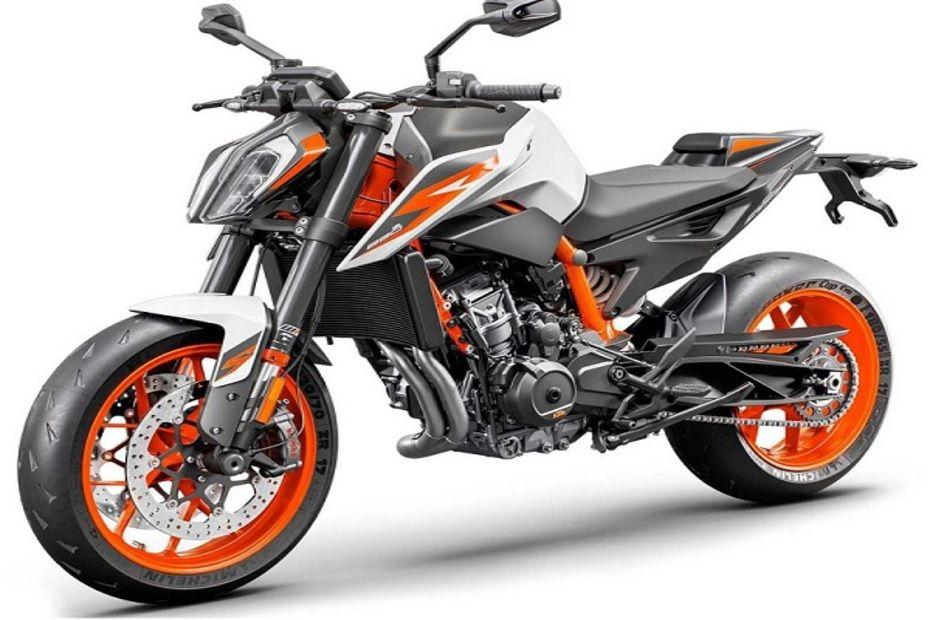 KTM 490 Duke White/Orange