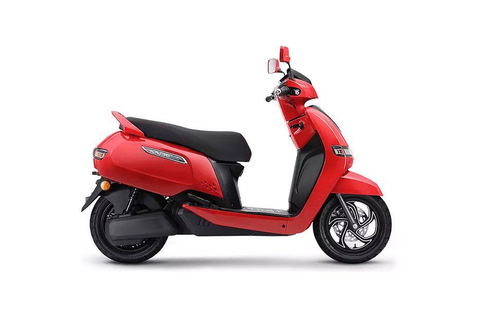 टीवीएस आईक्यूब - Shining Red