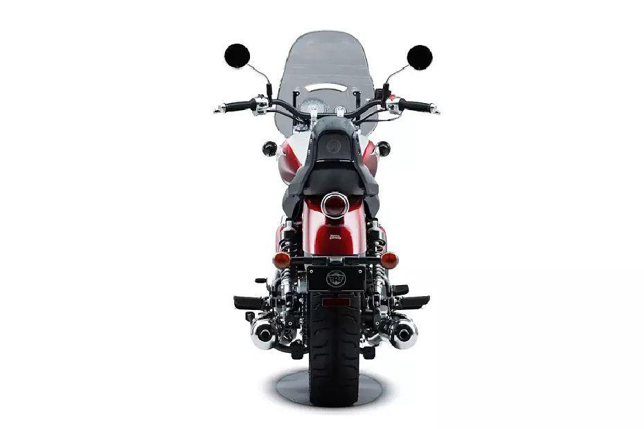 Royal enfield super meteor 650 rear view
