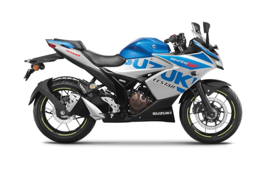 Suzuki Gixxer sf250 White blue