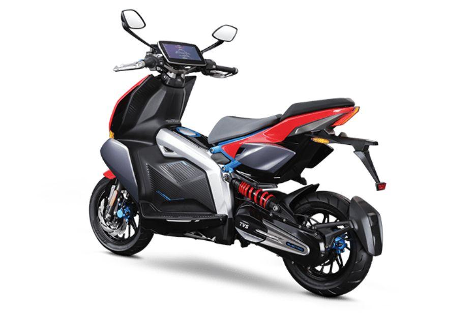 TVS X rear left side view