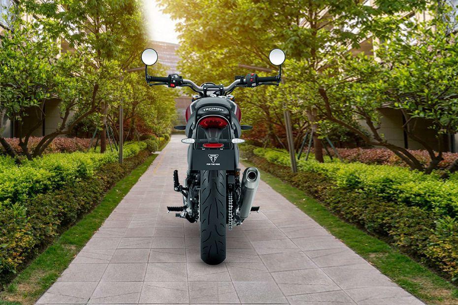Triumph speed 400 rear view