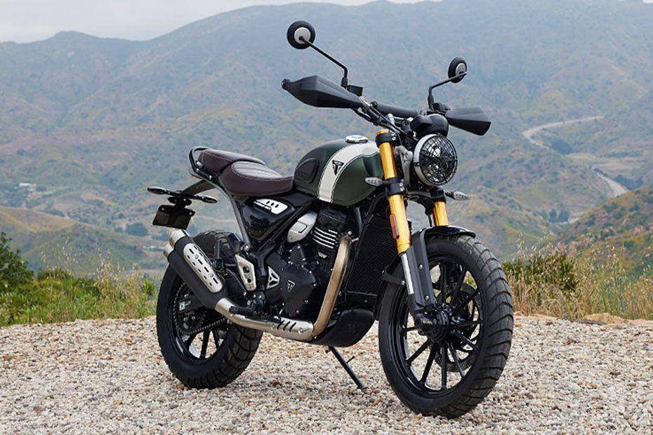 Triumph scrambler 400x Front