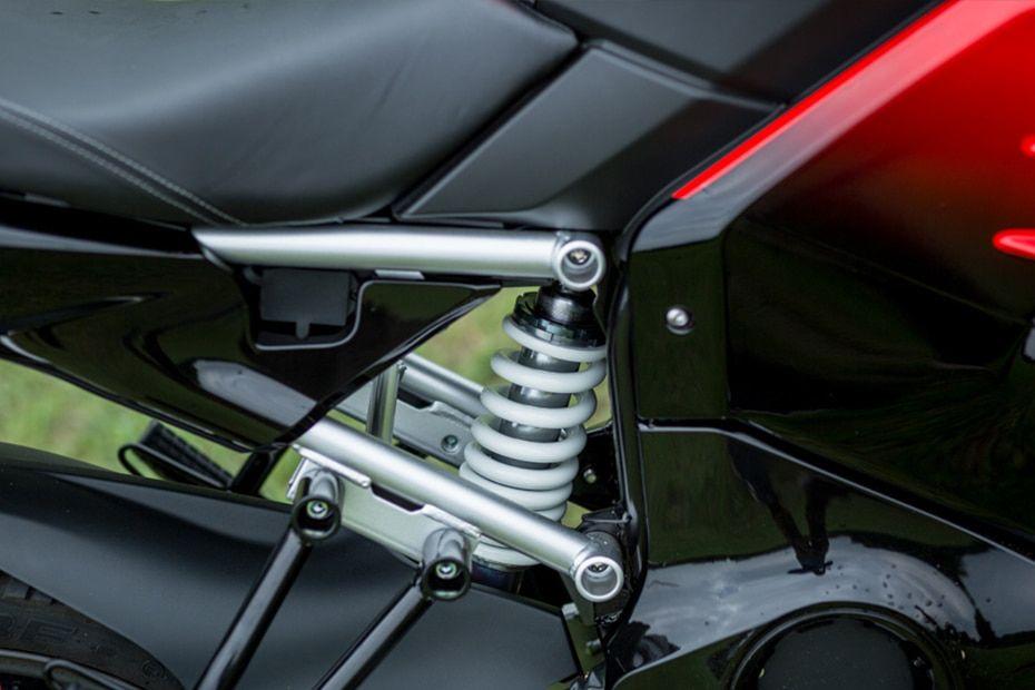 Revolt rv400 rear suspension view