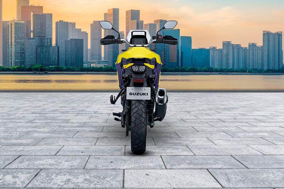 Suzuki v strom 800 de rear view