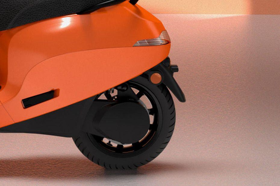 Ola S1 rear wheel view