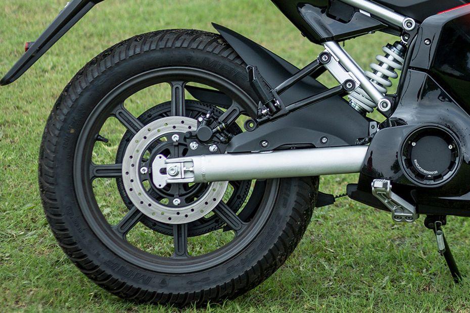 Revolt rv400 rear tyre view