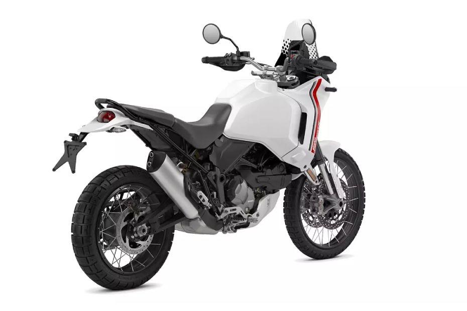 Ducati desertx right side rear view