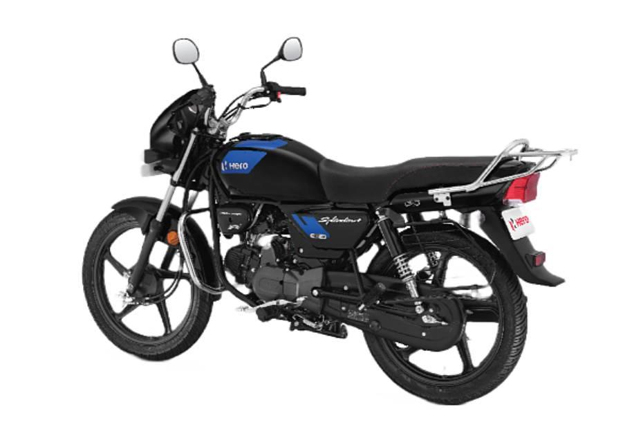 Hero splendor plus xtec left rear side view