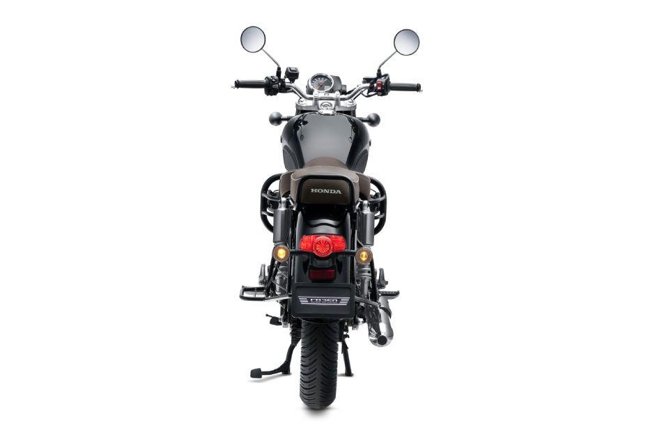 Honda cb350 rear view