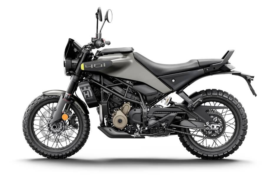 Husqvarna svartpilen 401 left side view