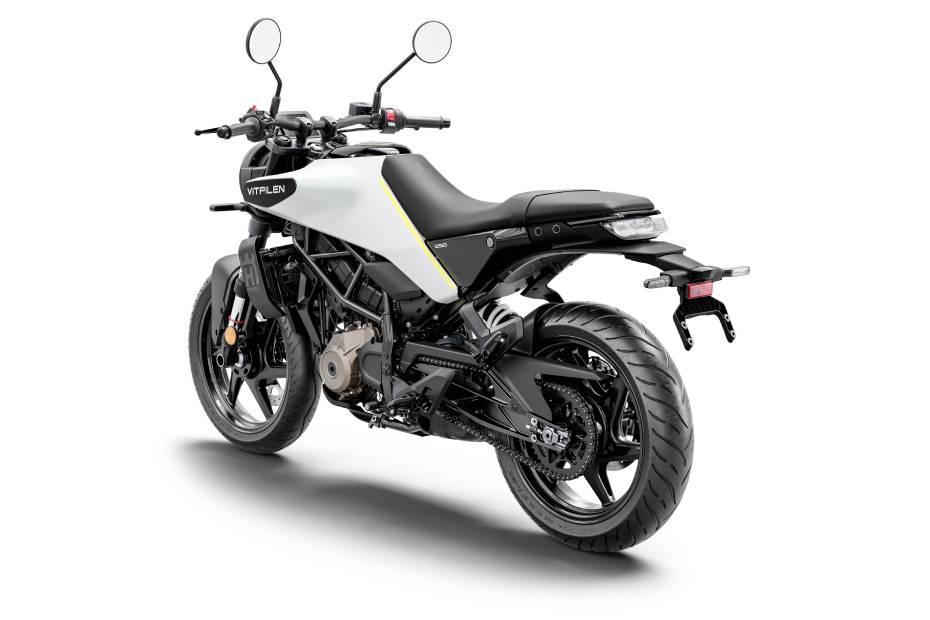 Husqvarna vitpilen 250 left rear three quarter