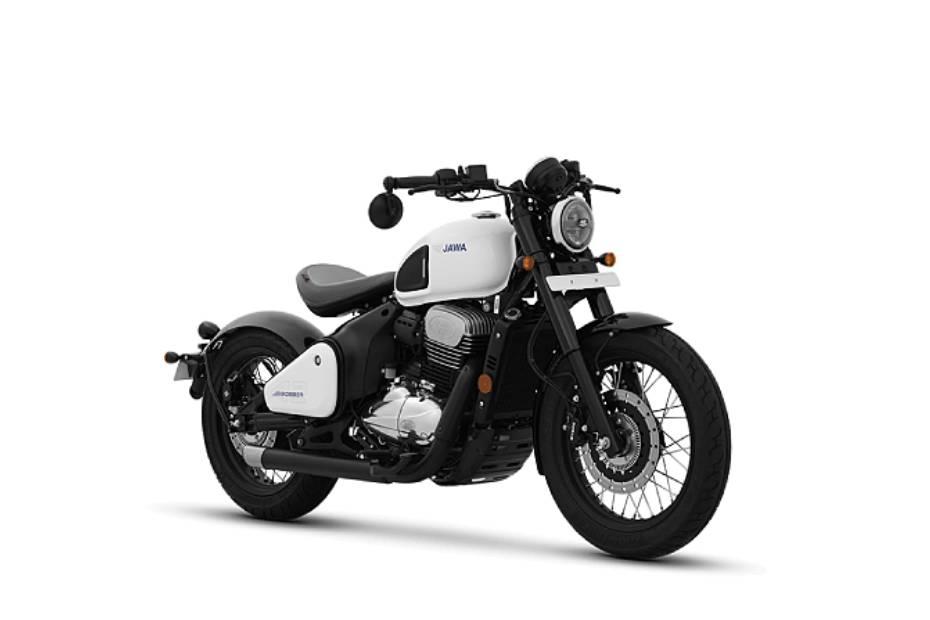 Jawa 42 Bobber Moonstone White