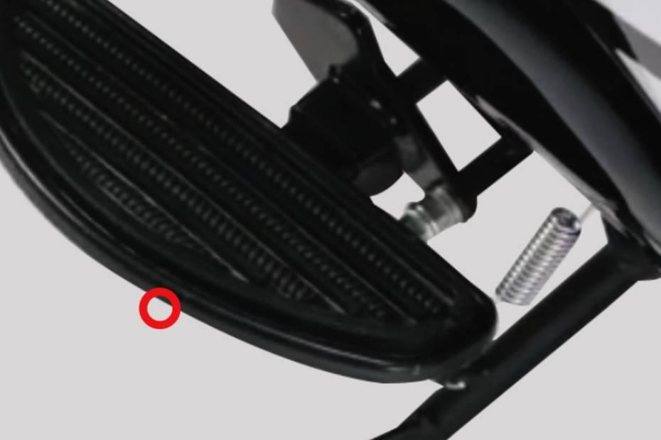 Komaki ranger dual passenger footrest