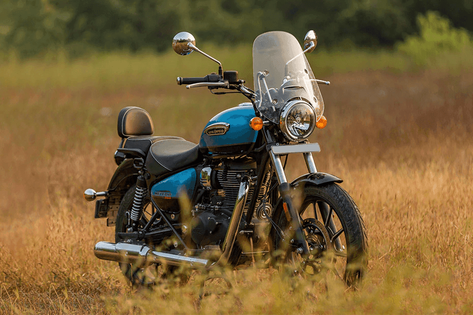 Royal enfield meteor 350 front right side view