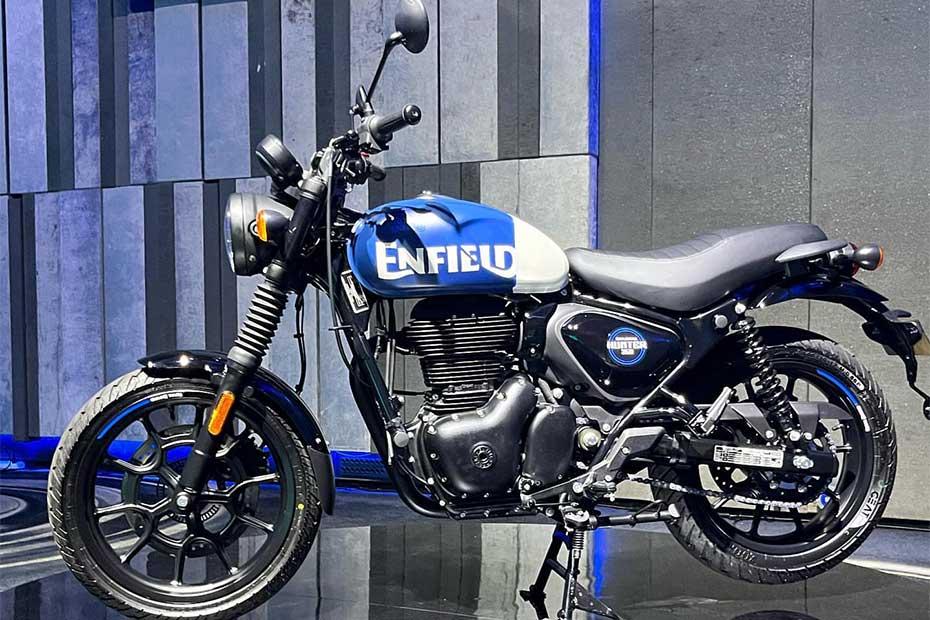 Royal enfield hunter 350 left side view