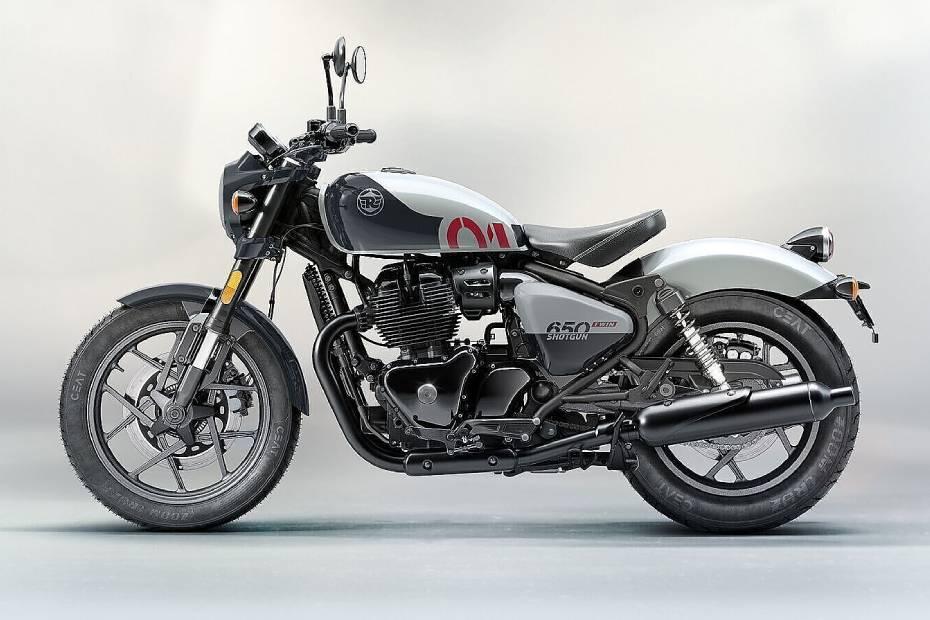 Royal enfield shotgun 650 left side view