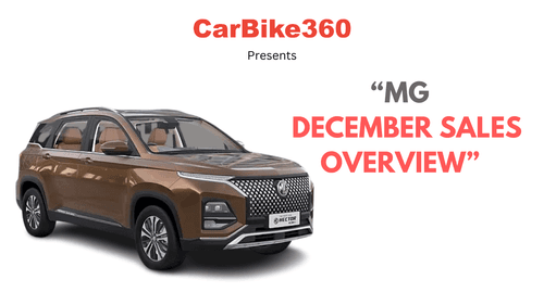 MG   December Sales Overview