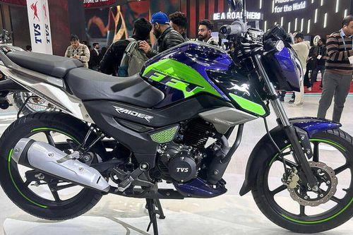 TVS Raider 125 Flex-Fuel bikes