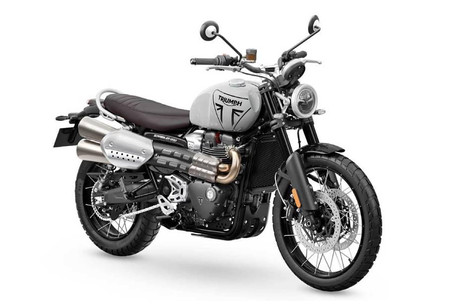 Triumph scrambler 1200 x right front view