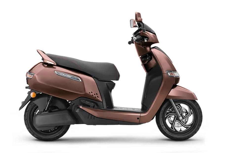 TVS iQube Electric Copper Bronze Glossy