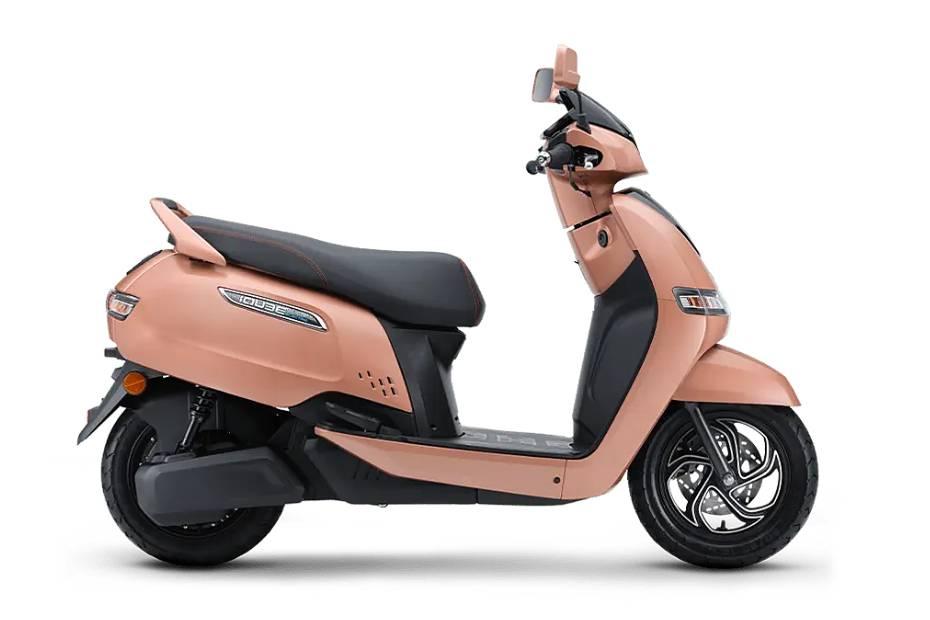 TVS iQube Electric Coral Sand