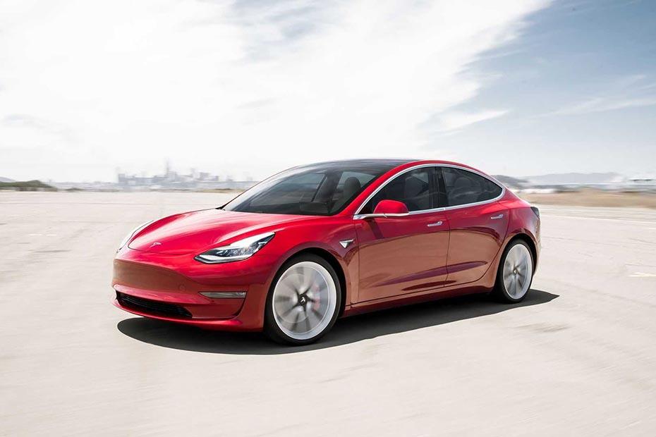 Tesla Model 3 Left Side Front View