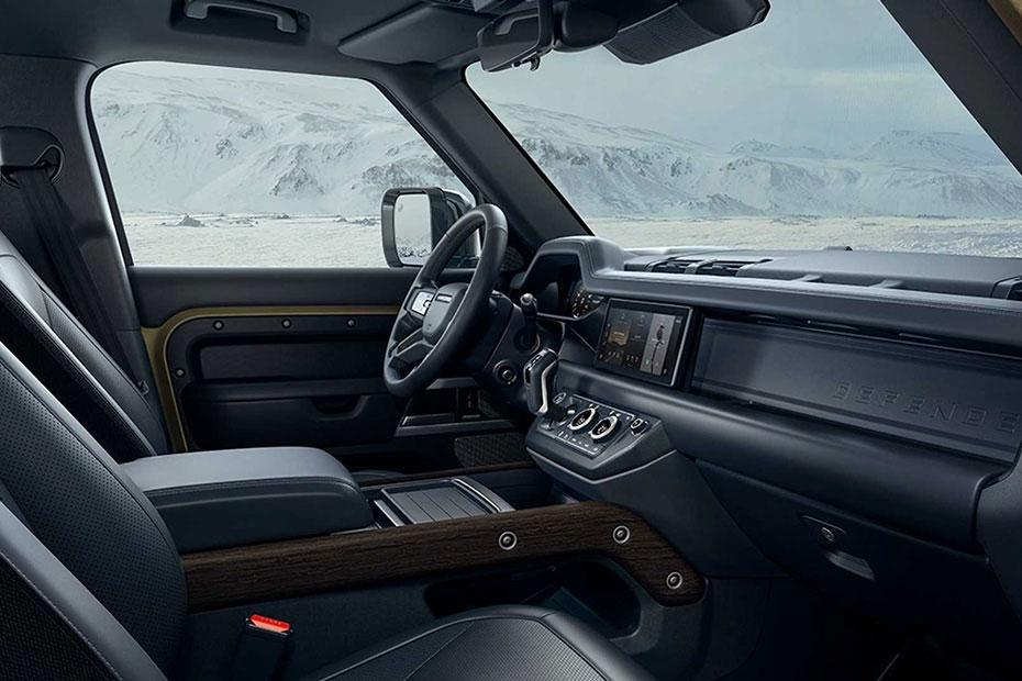 Land-Rover Defender Door View of Driver Seat