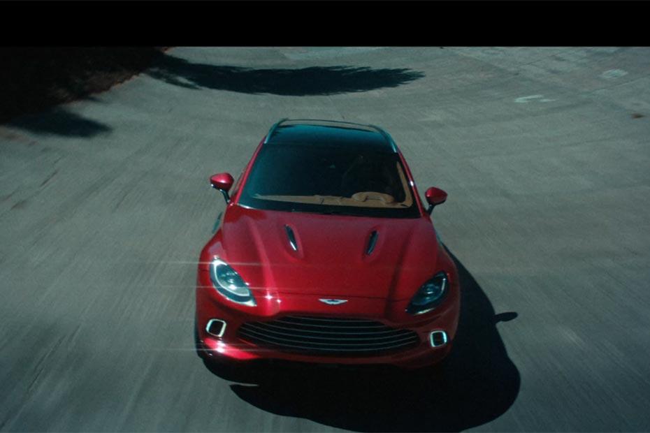 Aston Martin DBX top view