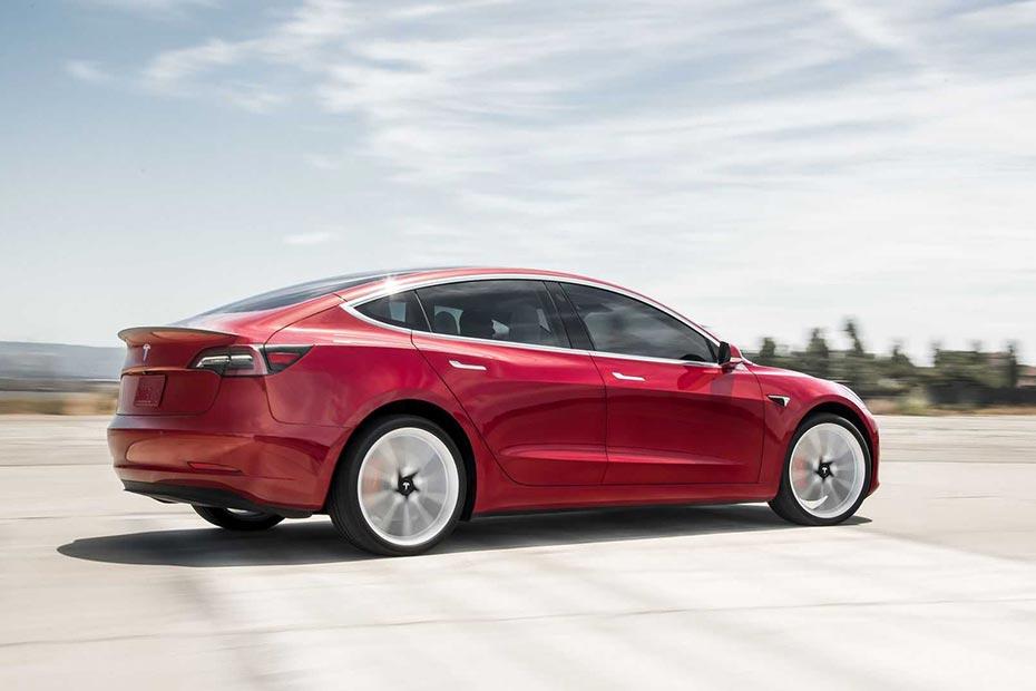 Tesla Model 3 Right Side Rear View