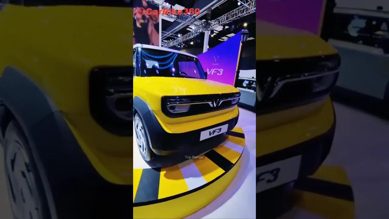 #vinfast VF3 EV Debuts at #bharatmobilityexpo2025  – The Future of Indian EVs