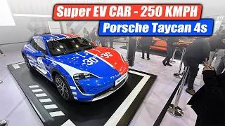 ye hai asli Electric Sports EV Car ? Top Speed 250 KMPH ? PORCSHE TAYCAN 4S