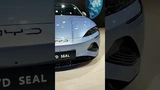 BYD Electric Seal reveal at Auto Expo 2023 
