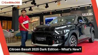 Citroen Basalt Dark Edition 2025 New Update